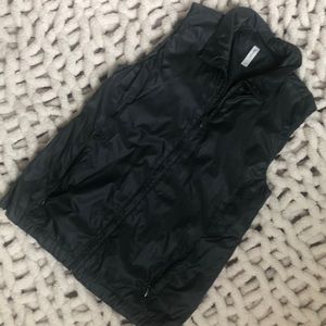 Gap Body Fit Full Zipper Sleeveless Jacket - DARK NAVY BLUE